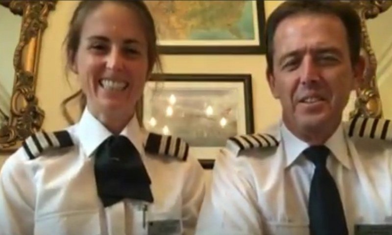 Otac i ćerka piloti imali poslednji zajednički let (Video)