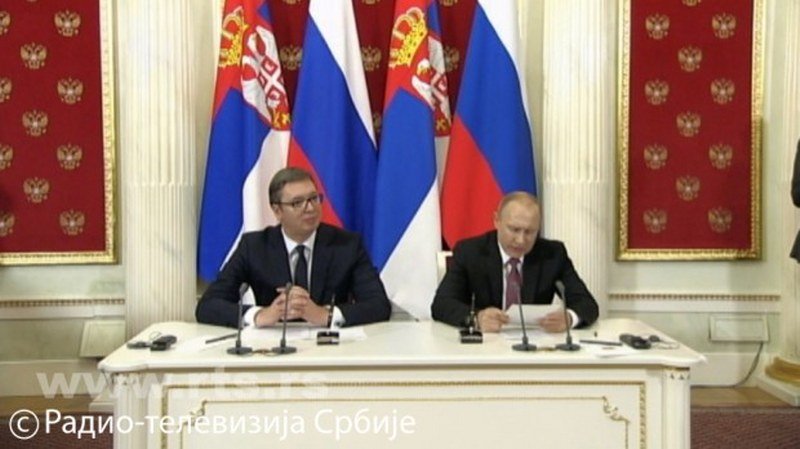 Vučić: Srbija visoko ceni ruku prijateljstva koju nam je Putin pružio