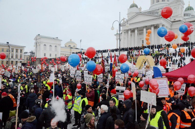 Štrajkovi paralisali Finsku, sedam hiljada radnika protestvuje