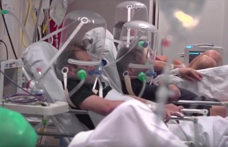 Sa lica mjesta - Pogledajte video - Bolnica u Bergamu: Hodnici prepuni, doktori nemaju predaha.. (Video)