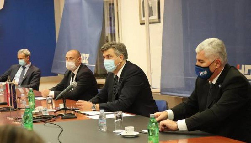 Čović i Plenković u Zagrebu dogovarali oko izbora u Mostaru
