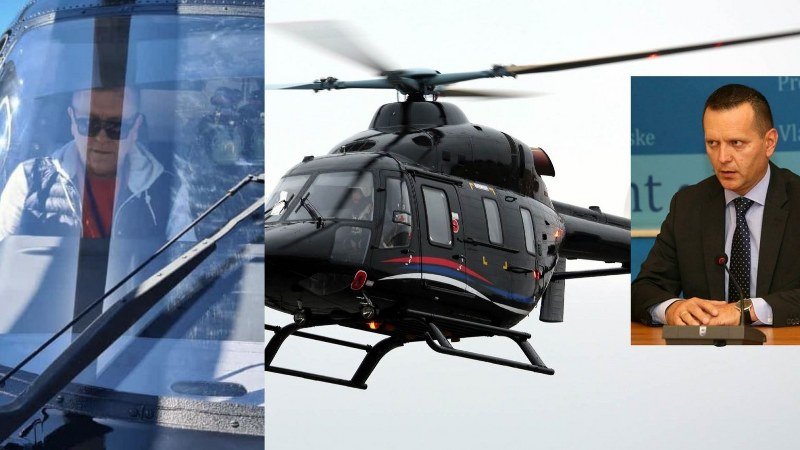 Kum nije dugme: Šta radi kontraverzni kum Dragana Lukača u službenom MUP-ovom helikopteru? (Foto)
