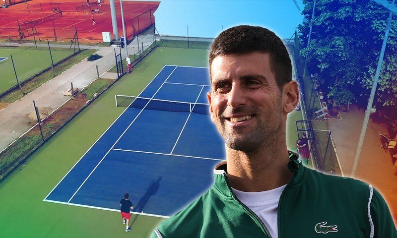 Kako je zbog objave supruge Jelene na Instagramu Novak Đoković -vratio- teniske terene na Dorćolu? (Foto)